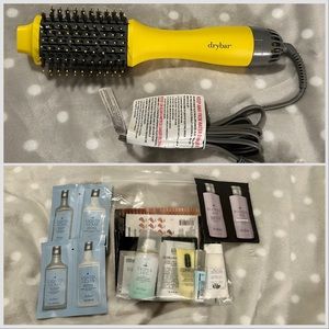 Drybar Double Shot Oval Blow-Dryer Brush w/freebies